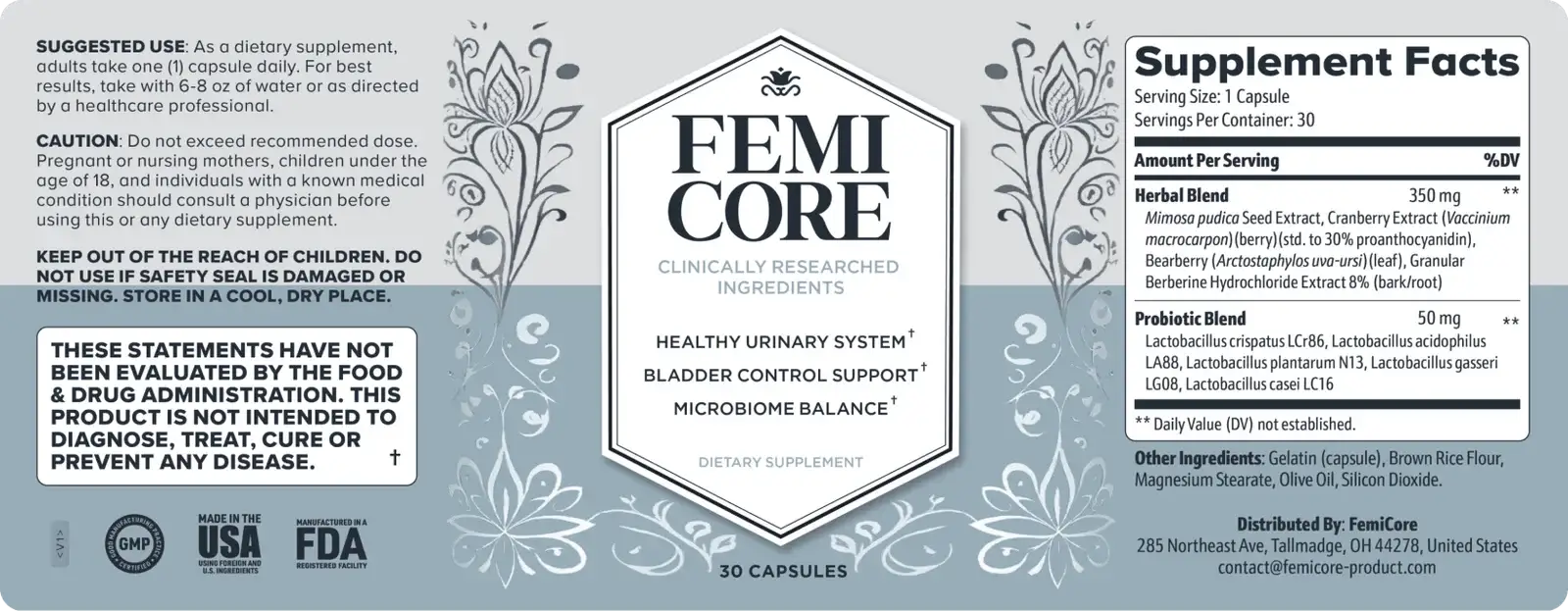 FemiCore-ingredient